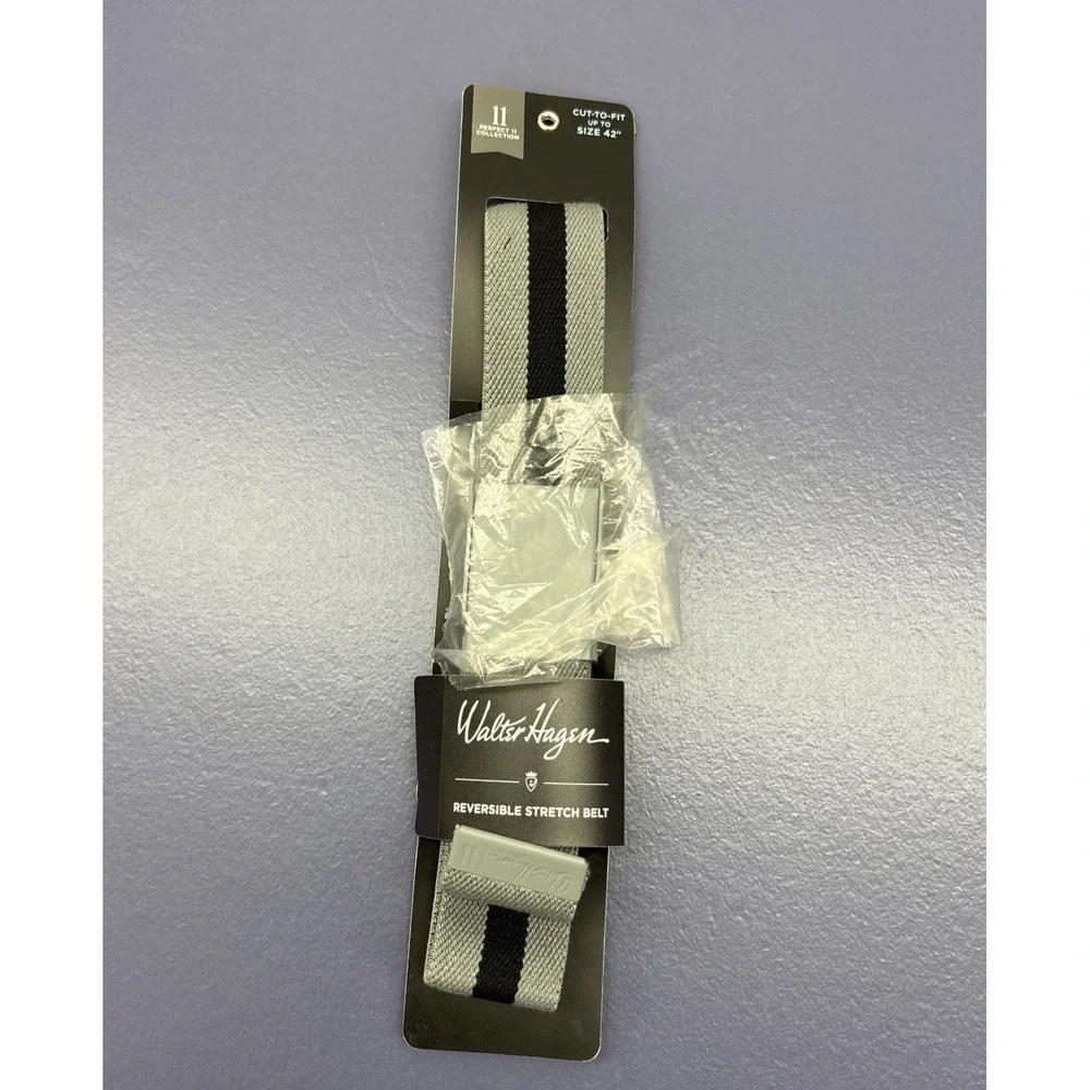 Walter Hagen Men's Perfect 11 Reversible Stretch Golf Belt Up To 42